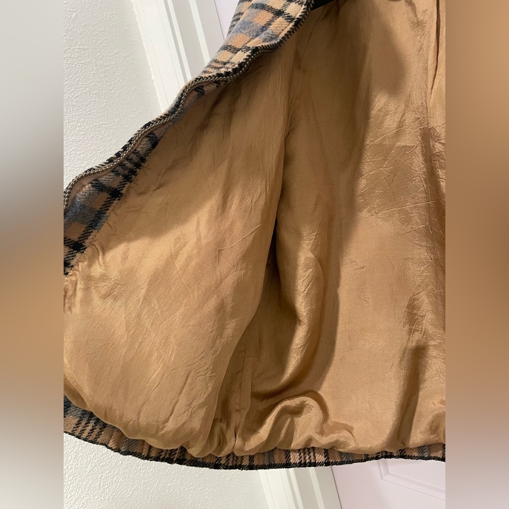 Vintage Pendleton 100% Plaid Wool Zip Jacket With… - image 7